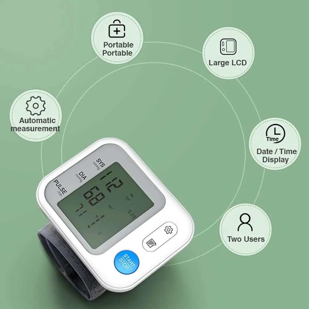 WRIST TYPE BLOOD PRESSURE MONITOR