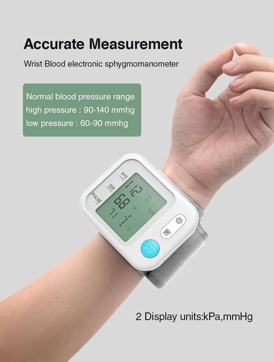 WRIST TYPE BLOOD PRESSURE MONITOR