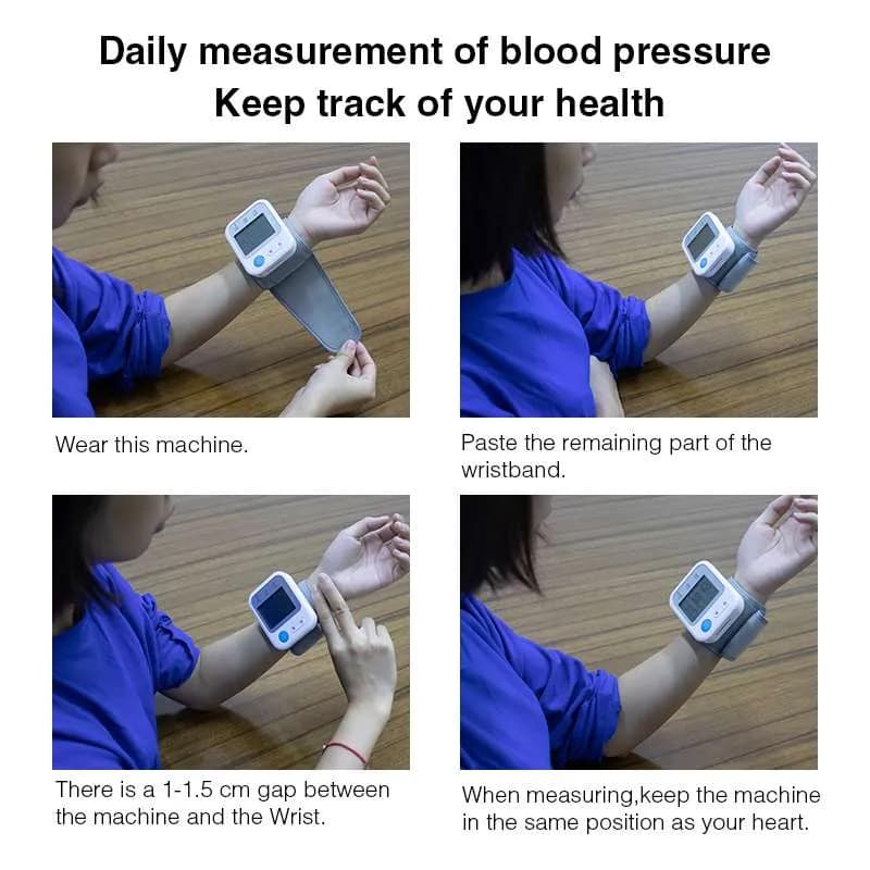 WRIST TYPE BLOOD PRESSURE MONITOR